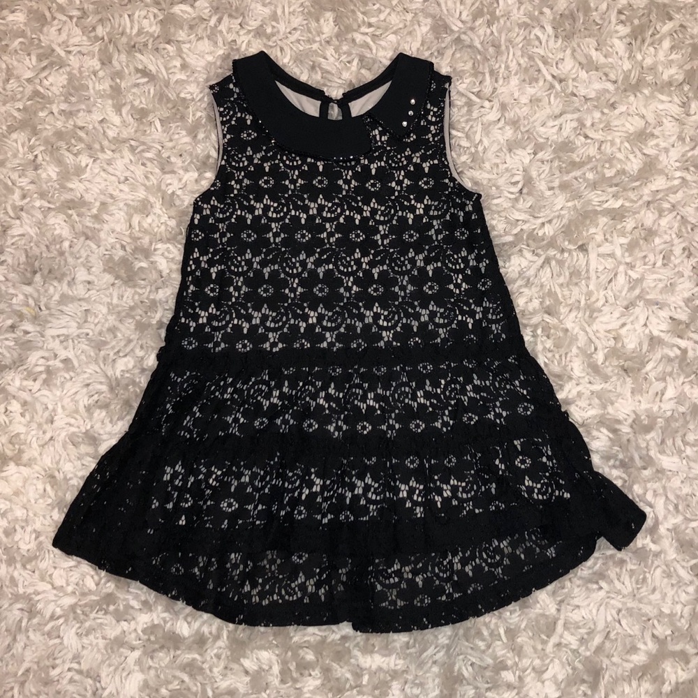 Deux Par Deux Floral Lace Dress Child size 5